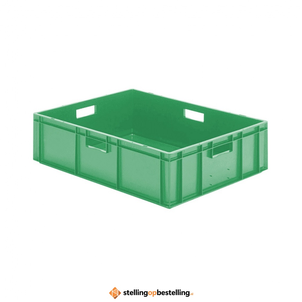 Transportkrat Euronorm plastic bak, krat TK0 800x600x210 groen