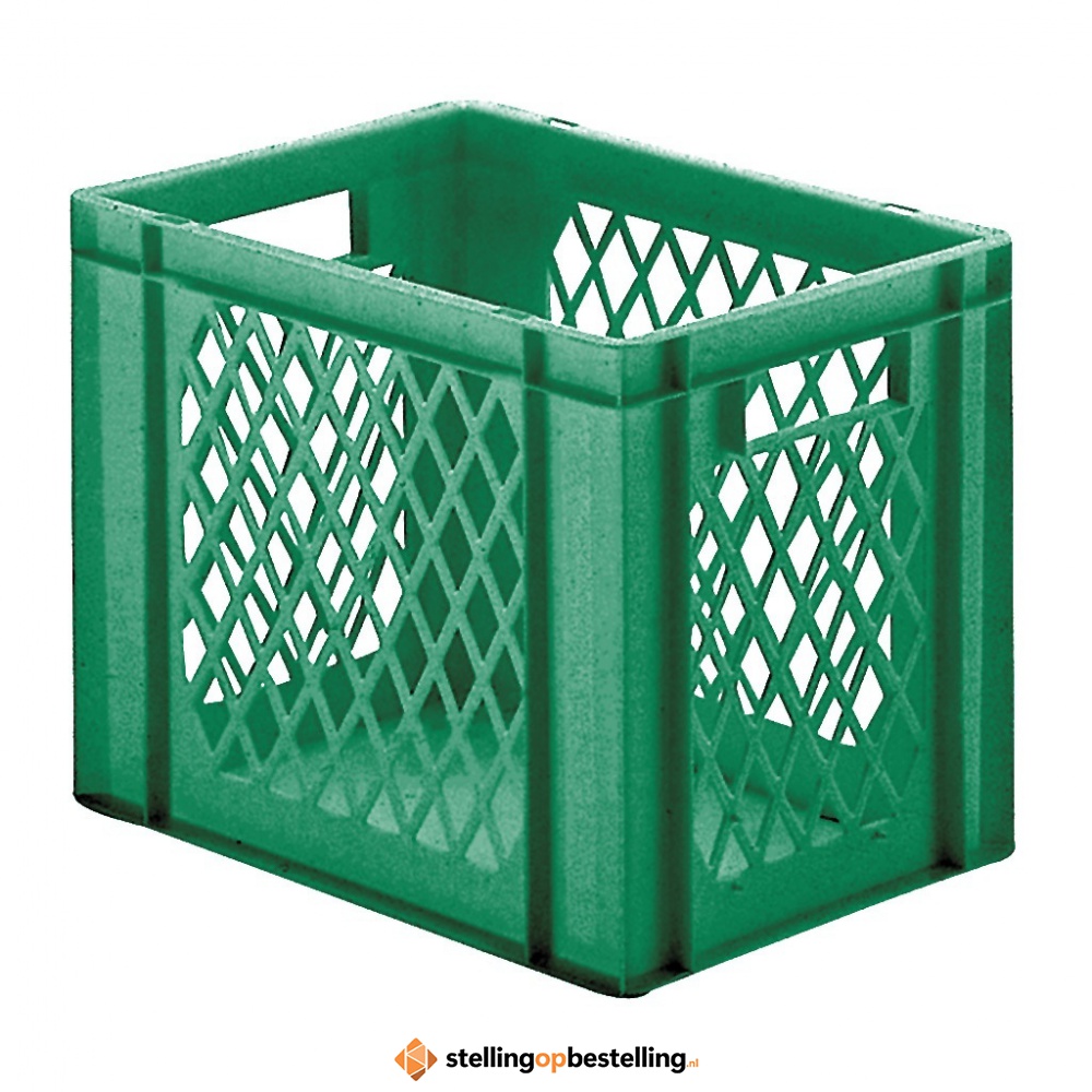 Transportkrat Euronorm plastic bak, krat TK1 400x300x320 groen