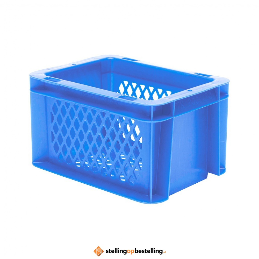Transportkrat Euronorm plastic bak, krat TK2 200x100x120 blauw