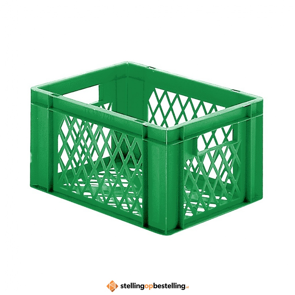 Transportkrat Euronorm plastic bak, krat TK2 400x300x210 groen