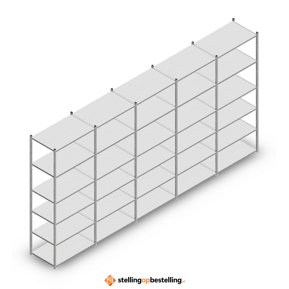 Voordeelrij Legbordstelling Medium Duty 2500x5000x600 6 niveaus