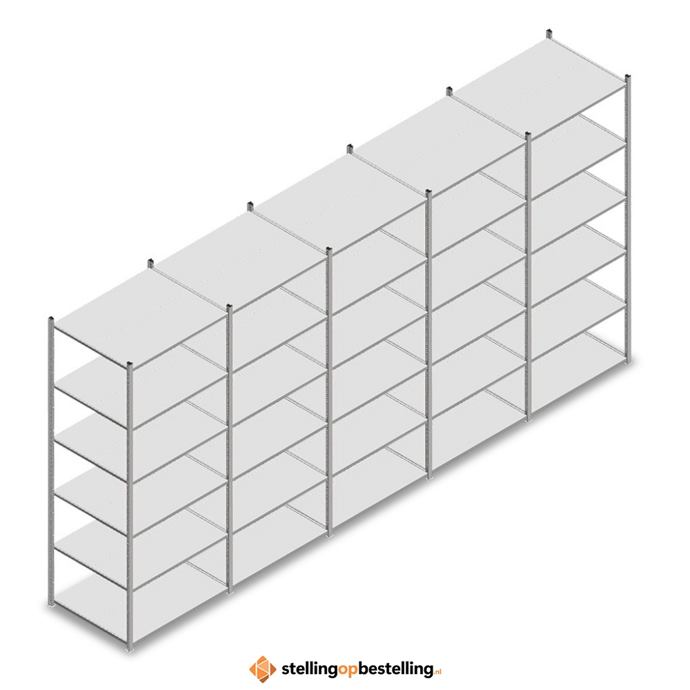 Voordeelrij Legbordstelling Medium Duty 2500x5000x800 6 niveaus
