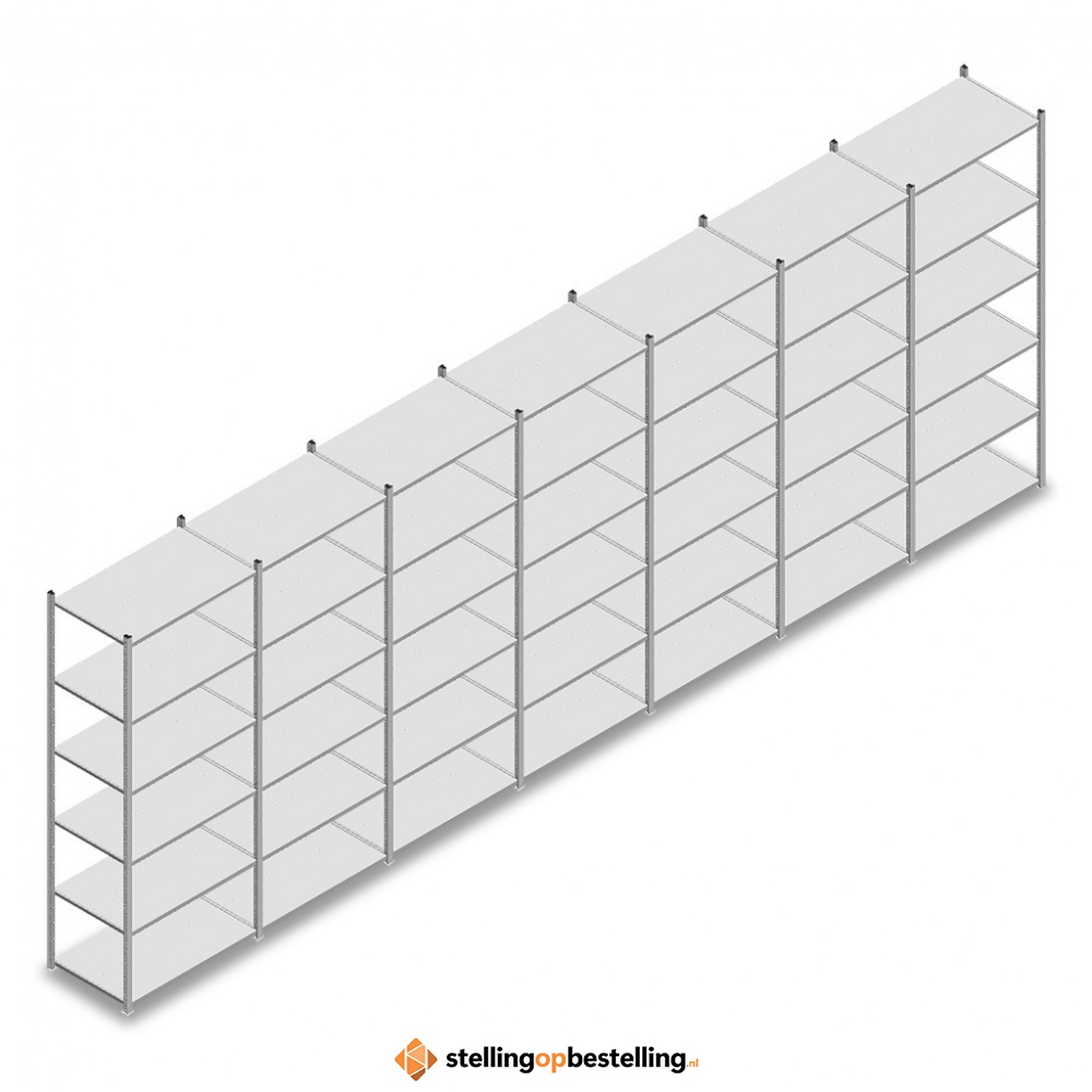 Voordeelrij Legbordstelling Medium Duty 2500x7000x600 6 niveaus