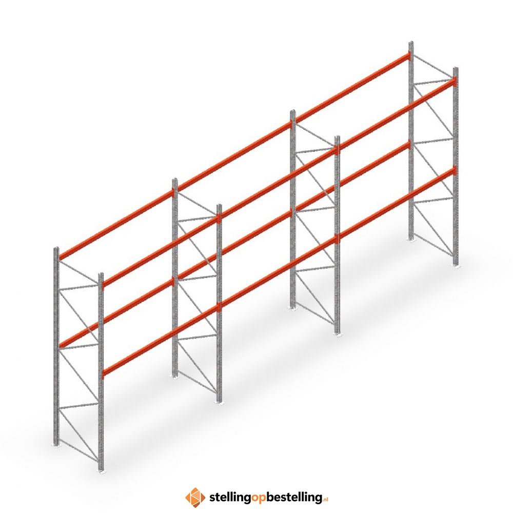 Voordeelrij palletstelling AR T2 3500x8420x1100 MN15051/2700 2 niveaus