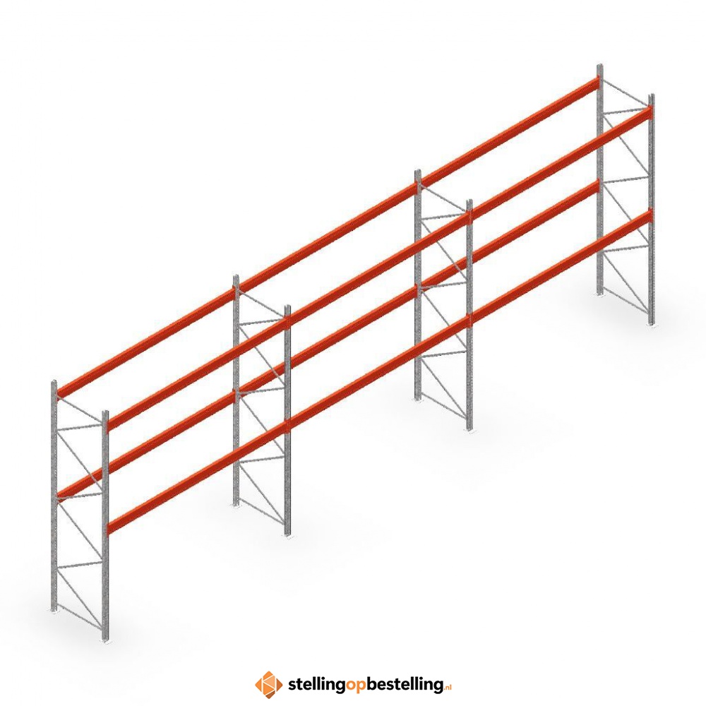 Palletstelling AR T2 voordeelrij 4000x11120x1100 MN16051/3600 2 niveaus