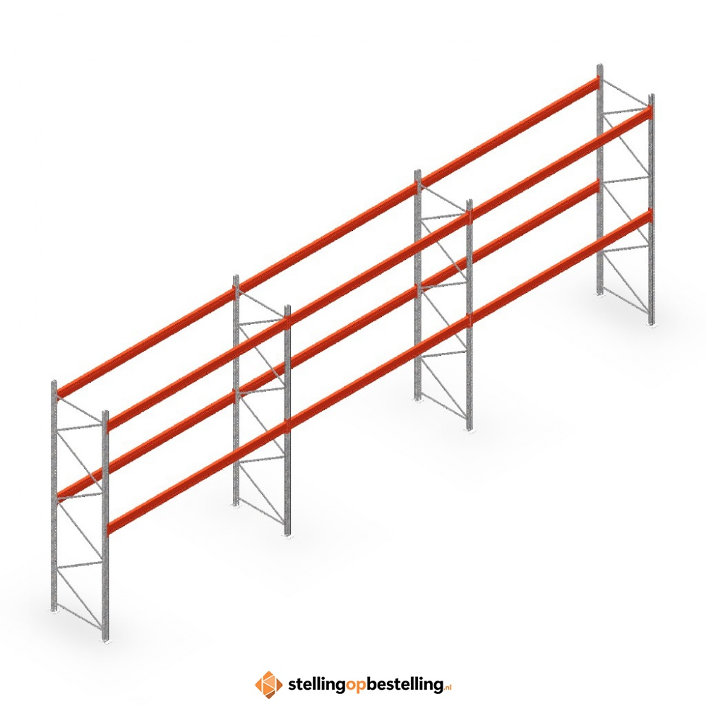 Voordeelrij palletstelling AR T2 4500x11120x1100 3 niveaus