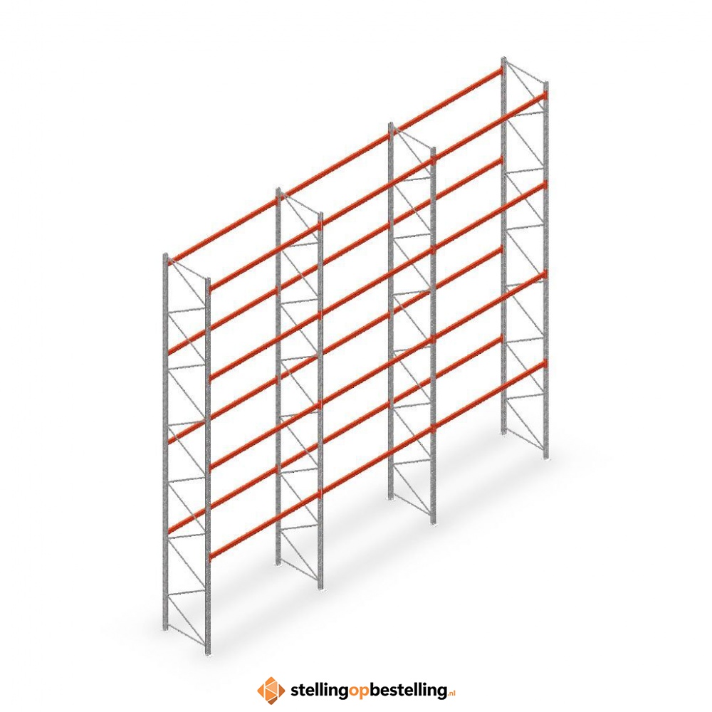 Palletstelling AR T2 voordeelrij 8000x8420x1100, M11051/2700 - 4 niveaus