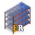 Aanbouwsectie AR bakkenkast 2000x2250x1200, 4 niveaus met 40 distributiebakken