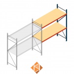 Aanbouwsectie AR grootvakstelling 2000x2250x800 - 2 niveaus