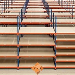 Aanbouwsectie AR grootvakstelling 2500x2010x400 - 4 niveaus