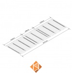 Draadroosterlegbord AR niveau 2x 1340x1100mm + 1x 890x1100mm