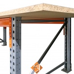 Enkellaags Inpaktafel, Paktafel met voorgemonteerde frames