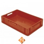 Euronormkratten EN, 600x400x125mm Rood