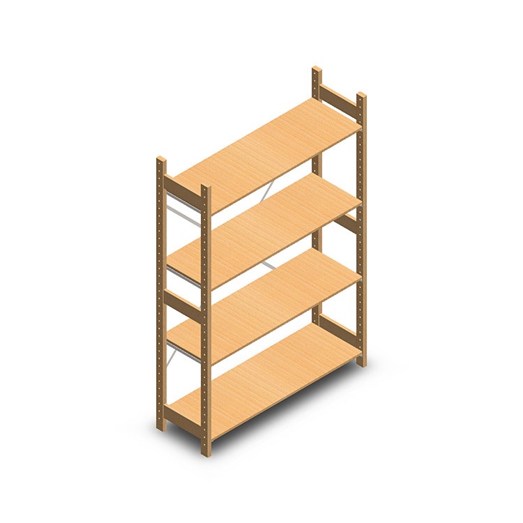 Houten legbordstelling bt euro 1800x1170x400 beginsectie