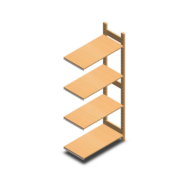 Houten legbordstelling bt euro 1800x770x400 aanbouwsectie