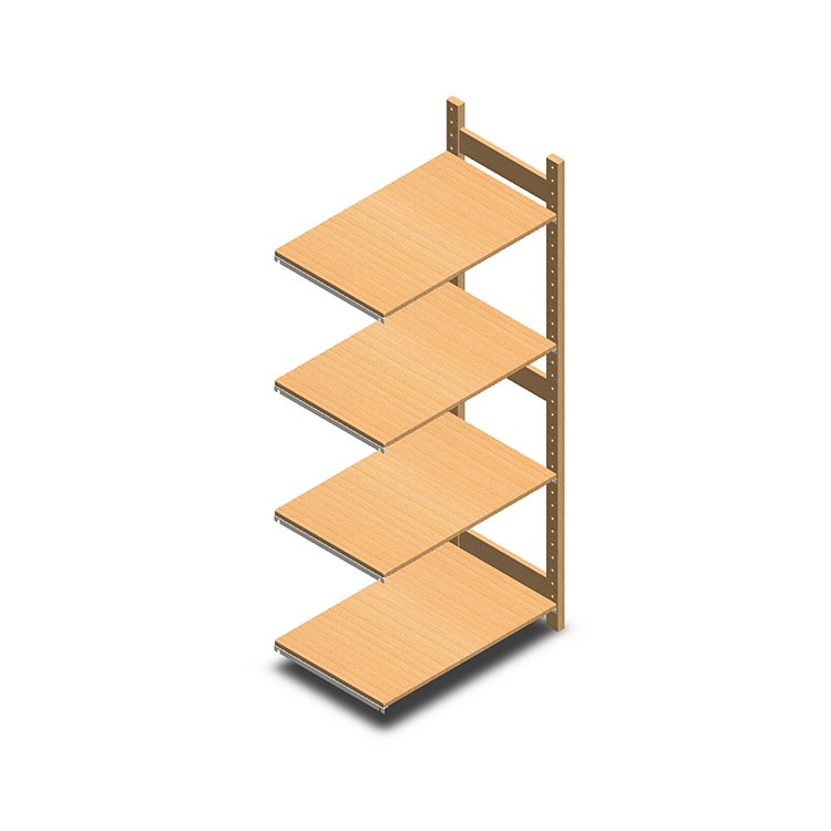 Houten legbordstelling bt euro 1800x770x500 aanbouwsectie