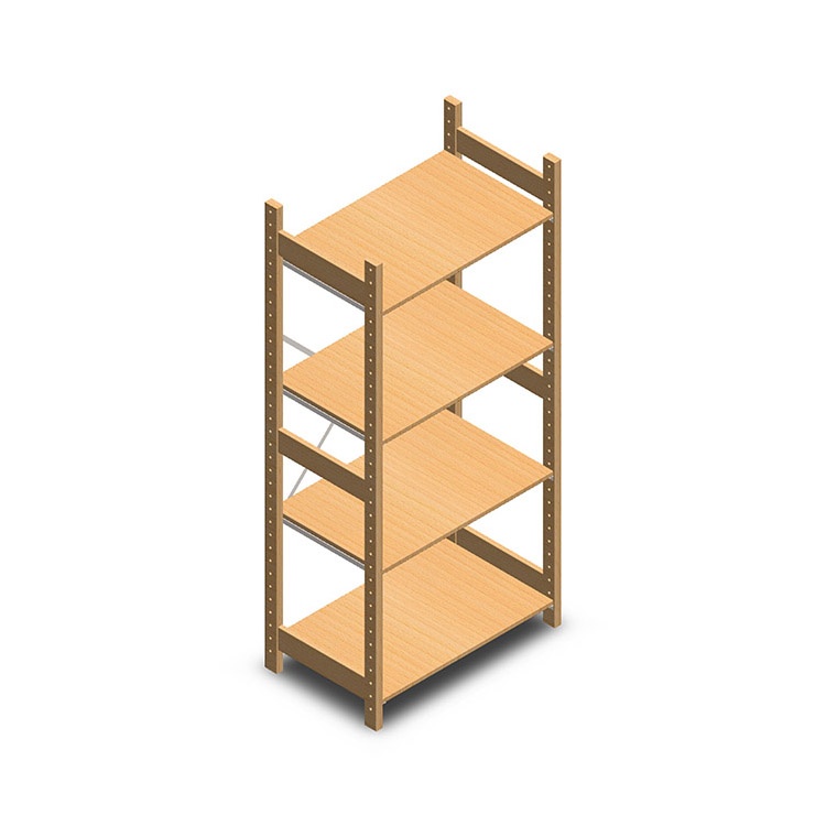 Houten legbordstelling bt euro 1800x770x500 beginsectie