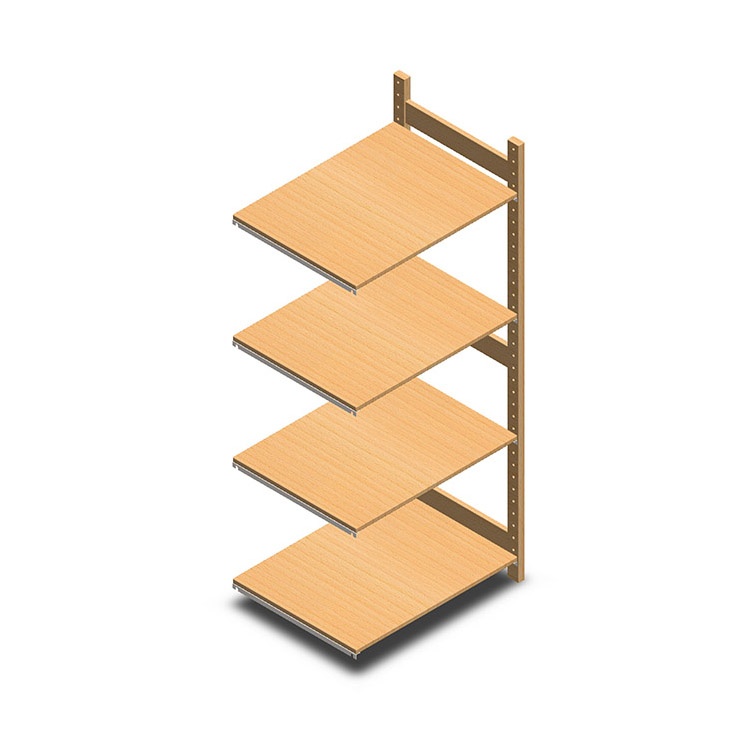 Houten legbordstelling bt euro 1800x770x600 aanbouwsectie