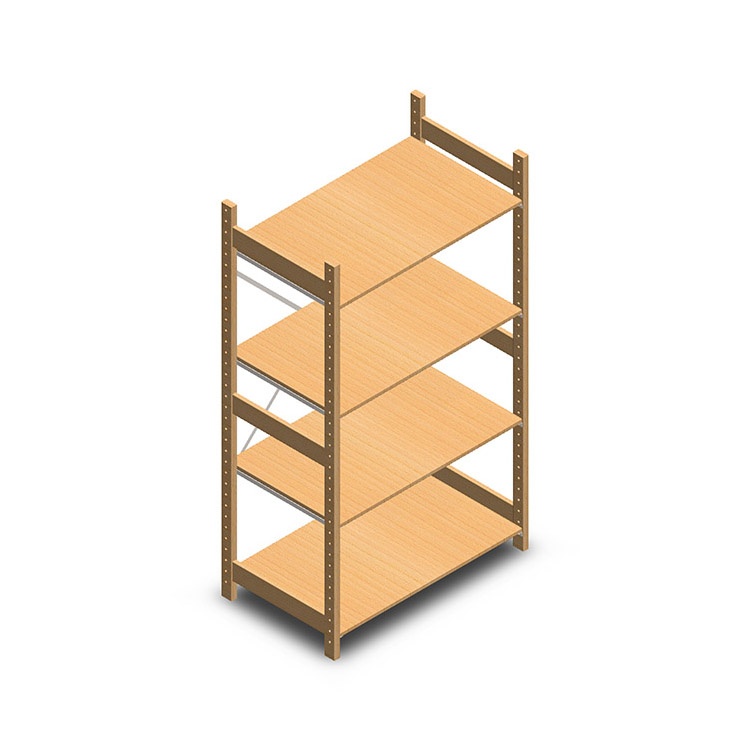 Houten legbordstelling bt euro 1800x970x600 beginsectie