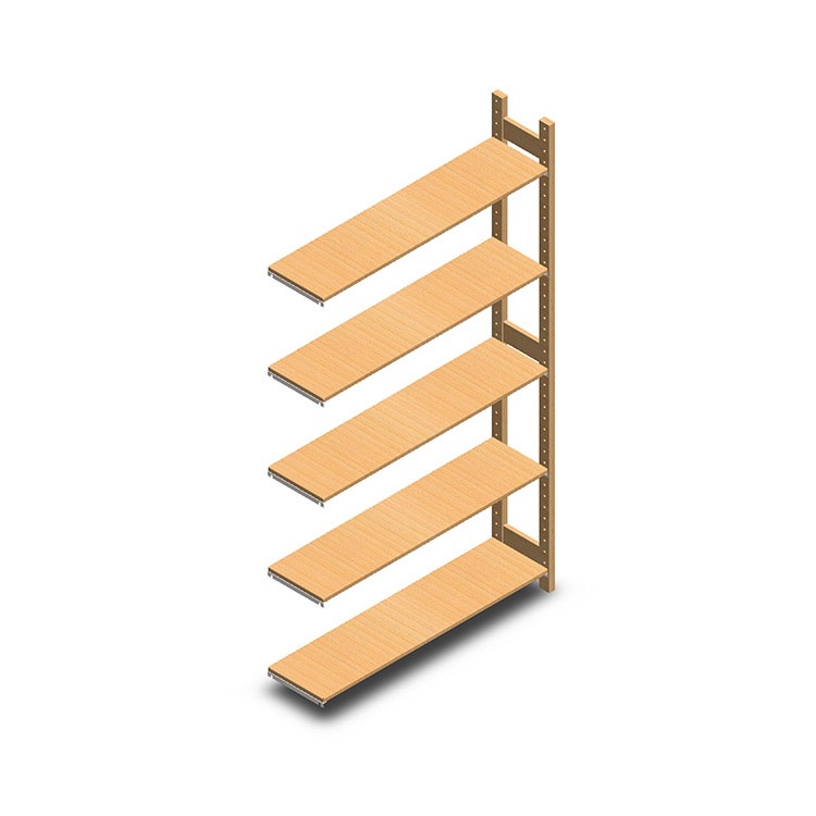 Houten legbordstelling bt euro 2100x1170x300 aanbouwsectie