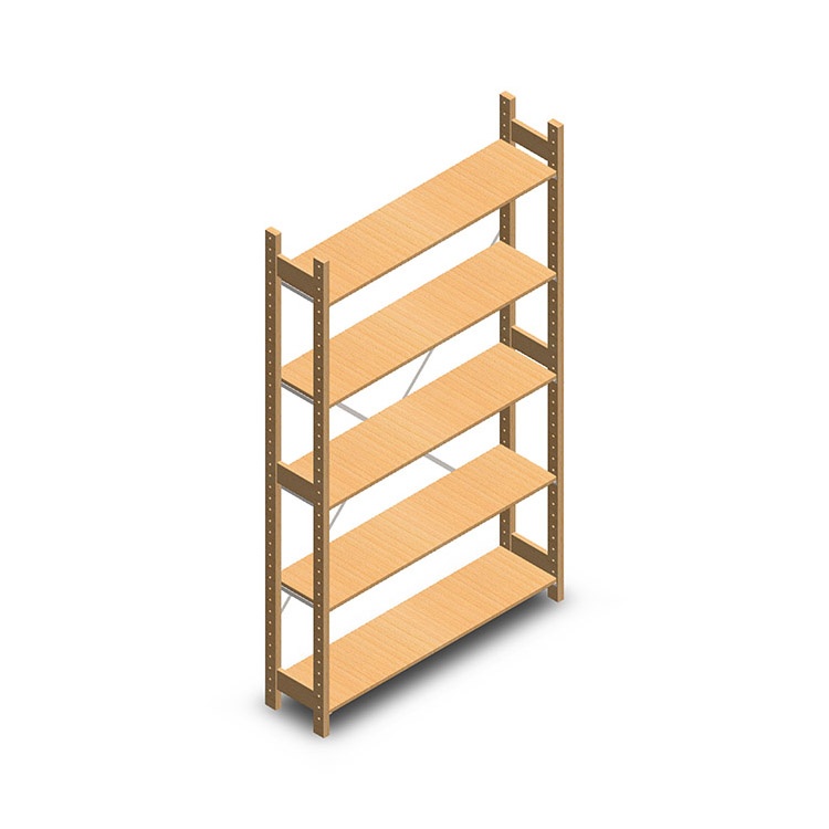 Houten legbordstelling bt euro 2100x1170x300 beginsectie