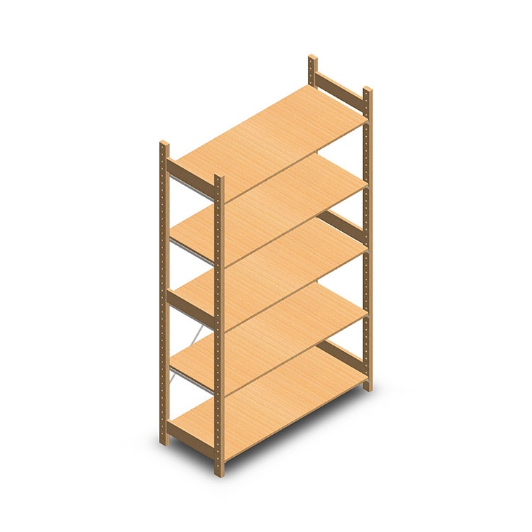 Houten legbordstelling bt euro 2100x1170x500 beginsectie
