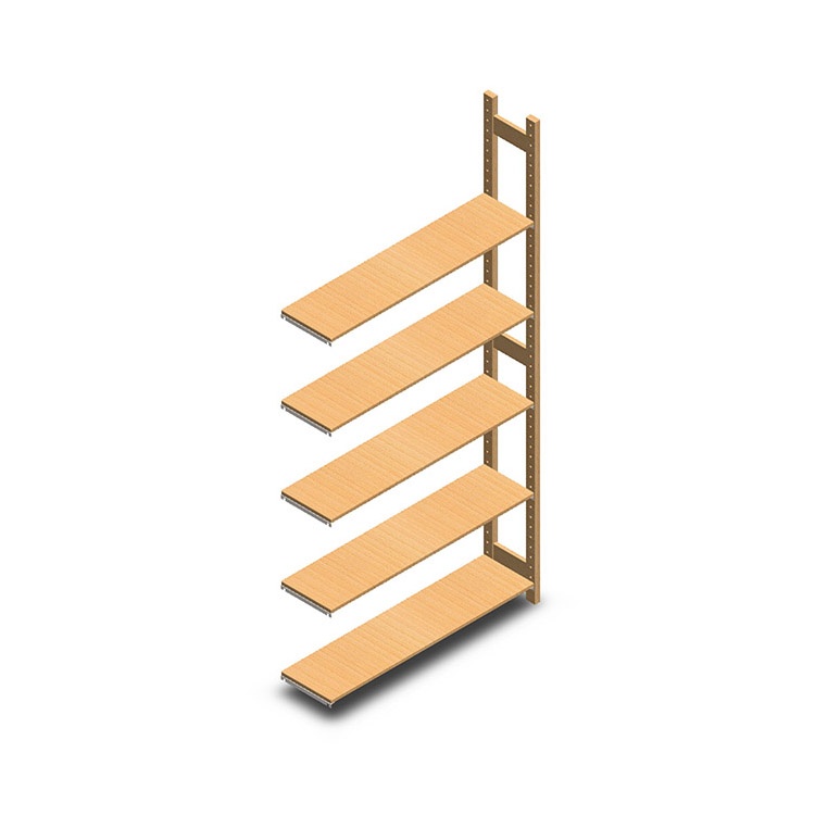 Houten legbordstelling bt euro 2400x1170x300 aanbouwsectie