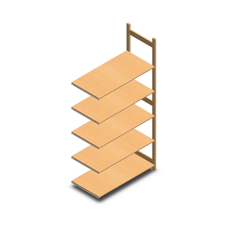 Houten legbordstelling bt euro 2400x1170x600 aanbouwsectie