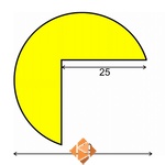 Kleefbare stootrand type A - 1 meter