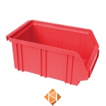 Kunststof stapelbak, Plastic magazijnbak A2 170x105x75 rood