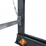 Lichte draagarmstelling enkelzijdig 2000x1250x500 5 niveaus aanbouwsectie