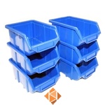 Magazijnbak BT type 3 Blauw 250x165x125mm (lxbxh) kunststof