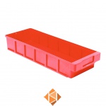 Plastic Bak, Magazijnbak, Magazijnstellingbak VKB 400x186x83 rood