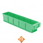 Plastic Bak, Magazijnbak, Magazijnstellingbak VKB 400x93x83 groen