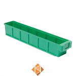 Plastic Bak, Magazijnbak, Magazijnstellingbak VKB 500x93x83 groen