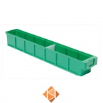 Plastic Bak, Magazijnbak, Magazijnstellingbak VKB 600x93x83 groen