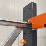Medium draagarmstelling dubbelzijdig 3000x1250x800 6 niveaus aanbouwsectie Medium draagarmstelling dubbelzijdig 3000x1250x800 6 niveaus aanbouwsectie
