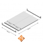 Niveau Legbord Light Duty 850x600mm (bxd)