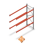 Palletstelling AR T2 3000x2700x1100 aanbouwsectie