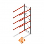 Palletstelling AR T2 4000x1850x1100 aanbouwsectie