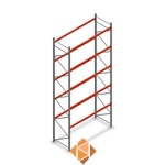 Palletstelling AR T2 6000x2700x1100 beginsectie