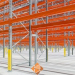 Palletstelling AR T2 8000x3300x1100 4 niveaus aanbouwsectie
