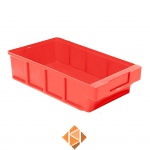 Plastic Bak, Magazijnbak, Magazijnstellingbak VKB 300x186x83 rood