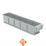 Plastic Bak, Magazijnbak, Magazijnstellingbak VKB 400x93x83 grijs