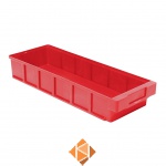 Plastic Bak, Magazijnbak, Magazijnstellingbak VKB 500x186x83 rood