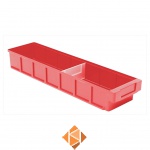 Plastic Bak, Magazijnbak, Magazijnstellingbak VKB 600x152x83 rood