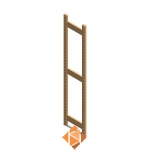 Staander 1800x400 voor BT Euro legbordstelling