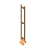 Staander 2100x300 voor BT Euro legbordstelling