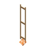 Staander 2100x400 voor BT Euro legbordstelling