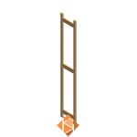 Staander 2400x400 voor BT Euro legbordstelling